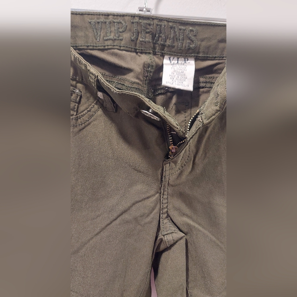 Green Slim Fit Jeans with Modern Appeal - Picture 3 of 7